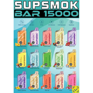 SUPSMOK BAR 15000 Морозный киви лесные ягоды