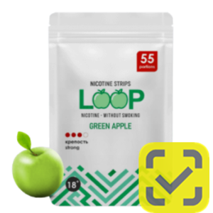 Никотиновые пластинки Loop 55 Strips - Яблоко
