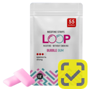 Никотиновые пластинки Loop 55 Strips - Жвачка