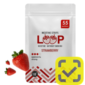 Никотиновые пластинки Loop 55 Strips - Клубника