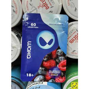 Никотиновые пластинки WAKA - Blueberry raspberry