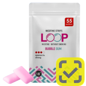 Никотиновые пластинки Loop 55 Strips - Персик